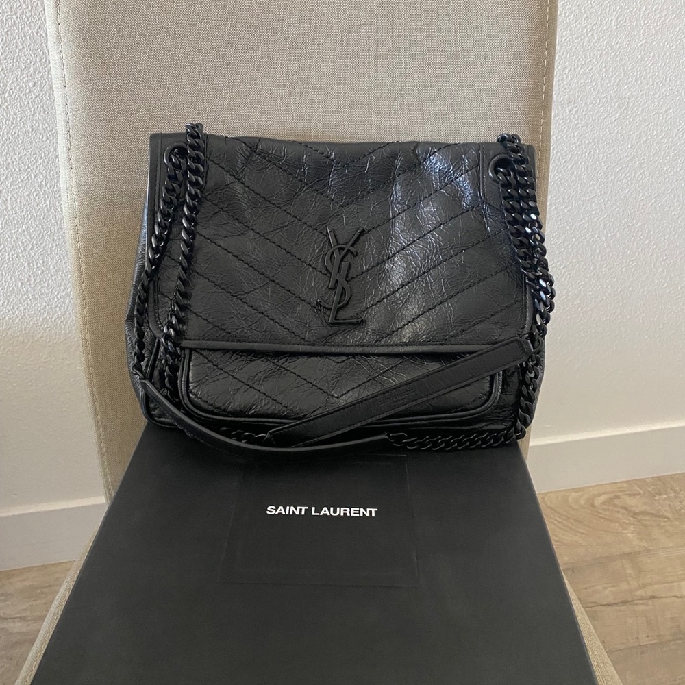 Saint Laurent Medium Niki Chain Satchel